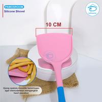 Gambar Pamosroom Spatula Shovel Gagang Warna Warni Silicone Spatula Silikon - Tosca Pink dari pamosroom undefined 4 Tokopedia