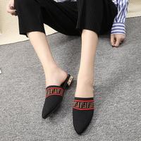 Gambar SEPATU SANDAL MULE SLIP ON MOTIF FF KANVAS IMPORT 2 CM BRANDED WANITA - Beige, 36 dari Tasmurah Ok New Generation undefined 5 Tokopedia