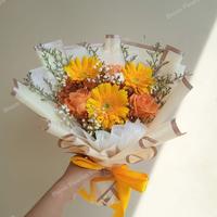 Gambar bouquet fresh flower rose garbera murah meriah mewah baim wong dari Bloom Flourish Supplier undefined 1 Tokopedia
