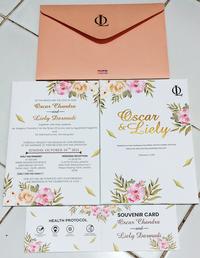 Gambar Undangan Pernikahan Minimalis Hard Board + Amplop Custom dari Auto Print undefined 2 Tokopedia