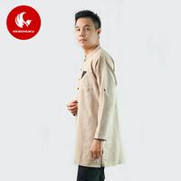 Gambar Okechuku CHOIRIL Baju Koko Pria Kemeja Kurta Pakistan Lengan Panjang - Abu tua, M dari Okechuku undefined 2 Tokopedia