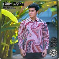 Gambar Kemeja batik semi tulis motif cakra yuda bahan katun dari Kain batik printing undefined 1 Tokopedia