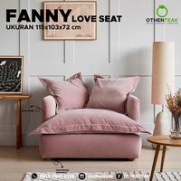 Gambar Sofa Loveseat OTHENTEAK - FANNY LOVESEAT dari Othenteak Living Design undefined 1 Tokopedia