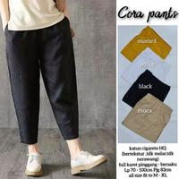 Gambar CELANA PANJANG WANITA BAGGY PANTS CORA PANTS - Hitam dari emkastoree undefined 2 Tokopedia
