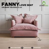 Gambar Sofa Loveseat OTHENTEAK - FANNY LOVESEAT dari Othenteak Living Design undefined 2 Tokopedia