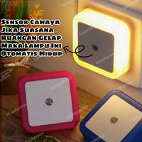 Gambar Lampu Tidur Led 1 Watt Lampu Led Sensor Cahaya Lampu Tidur Led - Cahaya Putih dari mixstoreee undefined 5 Tokopedia