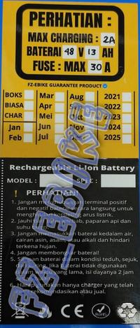 Gambar Baterai Box Lithium Ion 48V 13Ah 13s Sepeda Listrik Ebike + Charger dari FZ Ebike undefined 4 Tokopedia