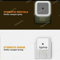 Gambar Lampu Tidur Led 1 Watt Lampu Led Sensor Cahaya Lampu Tidur Led - Cahaya Putih dari mixstoreee undefined 2 Tokopedia