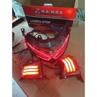 Gambar Lampu Paketan Stoplamp Nmax Old 2019 Depan Belakang Led Variasi Murah - Biru dari ZIB Variasi undefined 1 Tokopedia