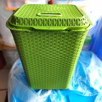 Gambar Keranjang Baju Laundry Club Rotan/Keranjang Baju Plastik serbaguna - Cokelat dari MARVELL HOUSEWARE undefined 4 Tokopedia