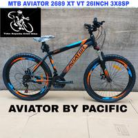 Gambar Khusus gojek/grab)Sepeda MTB Aviator 2689 XT VT 26Inch Hi-ten stell dari Toko Sepeda Orbit Bike undefined 1 Tokopedia