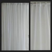 Gambar Vitrase gorden polos rempel 3 (L.100-200CM) - garis, L.200×T.250cm dari Gorden Excellent undefined 3 Tokopedia