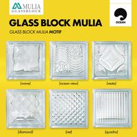 Gambar GLASS BLOCK MULIA / GLASS BLOK KACA MOTIF | SATUAN / 1 DUS - OCEAN - Ocean View dari Ocean Stuff Official undefined 1 Tokopedia