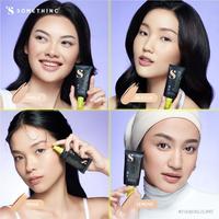 Gambar Somethinc BADASS Breathable Full Coverage 12HR Serum Foundation - C01 Perle dari Roxefello undefined 4 Tokopedia