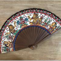Gambar Kipas Wayang Aksesoris Kebaya Bali - Cokelat, 23cm dari Kipassrikandi undefined 2 Tokopedia