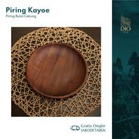 Gambar Dio Living - Kayoe Piring Bulat Cekung Serbaguna Kayu Solid Unik - L dari Dio Living undefined 3 Tokopedia