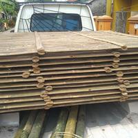 Gambar PAGAR BAMBU 2x2M RAPAT dari Bosbambu undefined 2 Tokopedia