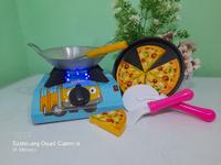 Gambar Kompor mainan bisa nyala free Pizza - Hello kitty dari SF Miniatur undefined 3 Tokopedia