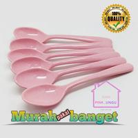 Gambar sendok melamin sendok makan sendok pink alat makan unik pink dari serbapink_ungu undefined 1 Tokopedia