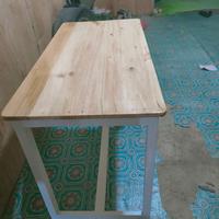 Gambar meja bakso meja makan kaki putih - 110x55x75 dari UD Zaimatus undefined 2 Tokopedia