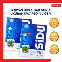 Gambar Kertas HVS Ukuran Kwarto Sinar Dunia / Kertas HVS Q 70GSM dari MP One Stationery undefined 1 Tokopedia