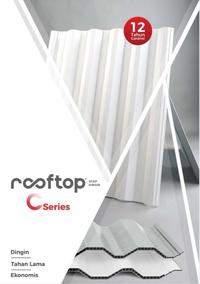 Gambar ROOFTOP C-SERIES LEBAR EFEKTIF 77 cm / UPVC ROOFTOP CSERIES dari sinar atap undefined 1 Tokopedia
