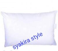 Gambar 2pcs Bantal Kepala Putih / Bantal Tidur Dakron / Bantal NEPA Dewasa - 1 BANTAL dari WJY OLSHOP undefined 2 Tokopedia