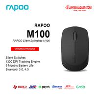 Gambar Rapoo M100 Silent Multi-mode Wireless Mouse - ORIGINAL - Abu-abu dari Jupiter Gadget Store undefined 1 Tokopedia