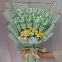 Gambar money bouquet sepuluh lembar uang nominal 20k dari Kadoinkak undefined 2 Tokopedia