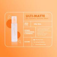 Gambar LUXCRIME GLOW GETTER DEWY AND ULTI-MATTE OIL CONTROL SETTING SPRAY - Ultimatte mini dari Keikolux undefined 4 Tokopedia