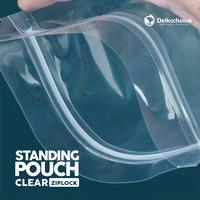 Gambar STANDING POUCH ZIPLOCK CLEAR | PLASTIK KLIP KEMASAN TRANSPARAN 9x15 - 9CM x 15CM, TRANSPARAN dari Buana Packing undefined 3 Tokopedia