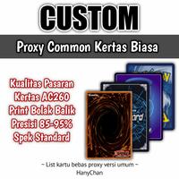 Gambar Custom Kartu Proxy Kertas Art Carton 260 Gsm TCG YUGIOH POKEMON Dll dari HanyChan undefined 1 Tokopedia