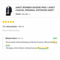 Gambar JAKET BOMBER HOODIE PRIA / JAKET CASUAL ORIGINAL OUTDOOR JAKET HITAM M - HIJAU ARMY, M dari SKRINKS FASHION undefined 5 Tokopedia