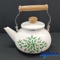 Gambar Cerek / Ceret / Teko Enamel 25E Motif daun dari LitlleShopSby undefined 1 Tokopedia