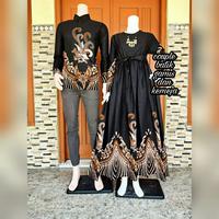 Gambar gamis couple. baju muslim, baju batik, baju wanita. batik Pekalongan - motif 6, JUMBO dari bati kita2 undefined 3 Tokopedia
