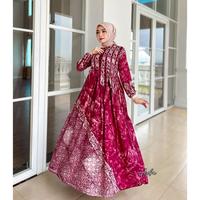 Gambar GAMIS RAYON CANDI MEKAR BERKUALITAS BERKELAS - Merah, S dari shaldabatik undefined 3 Tokopedia