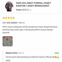 Gambar SEMI JAS JAKET FORMAL /JAKET KANTOR / JAKET BISNIS/JAKET FORMAL PRIA M - MOCCA, XL dari SKRINKS FASHION undefined 4 Tokopedia