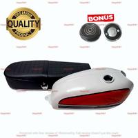 Gambar Paket Hemat Tangki Cat Motor Glatik CB Custom Motif Merah Putih + Jok dari Usyychi16m undefined 2 Tokopedia