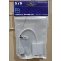 Gambar DISPLAYPORT TO VGA female NYK (DP to Vga) Converter. dari JAYASAKTI BLOK M undefined 5 Tokopedia