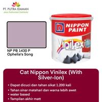 Gambar CAT INTERIOR NIPPON PAINT VINILEX 25KG - OPHELIA'S SONG PB 1430P dari PUTRA IDAMAN JKT undefined 1 Tokopedia