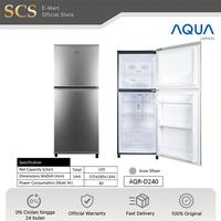 Gambar AQUA AQR-D240 Kulkas 2 Pintu 169 Liter 240 AQRD240 - 240 dari SCS E-MART undefined 1 Tokopedia