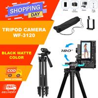 Gambar TRIPOD WF-3120 Lighweight Foldable Camera Mobile Tripod 1.3M dari Vision Multicom undefined 2 Tokopedia