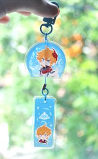 Gambar Genshin Impact Wind Chimes Keyring - Diluc dari AmBGoo undefined 4 Tokopedia
