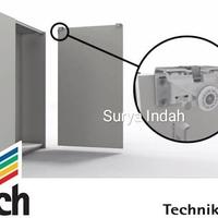 Gambar rel sliding hettich topline 22 roda sliding gantung 2 pintu dari Berkat Logam 88 undefined 2 Tokopedia