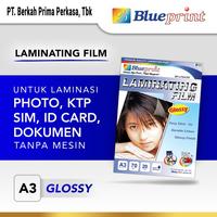 Gambar Kertas Film Laminating A3 BLUEPRINT Laminating Glossy Cold - 20 Lembar dari Blueprint Indonesia undefined 1 Tokopedia