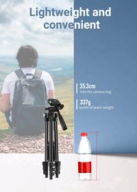 Gambar TRIPOD WF-3120 Lighweight Foldable Camera Mobile Tripod 1.3M dari Vision Multicom undefined 3 Tokopedia