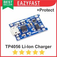 Gambar Modul TP4056 Protect Charger Baterai Li-Ion 18650 BMS 5V USB TP 4056 dari Eazyfast Store undefined 1 Tokopedia