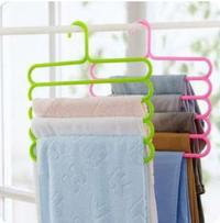 Gambar Hanger Gantung 5 in 1 / Hanger Baju 5 Susun/Gantungan Multifungsi - Hijau dari Uni Star undefined 4 Tokopedia