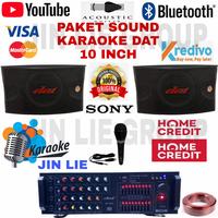 Gambar GROSIR PAKET SOUND KARAOKE DAT 10 INCH NEW MIC KABEL 303 BLUETOOTH dari JIN LIE undefined 1 Tokopedia