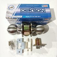 Gambar Kunci Bulat Dekson KC BL DKS 8587 BK SSS/Kunci Bulat pintu Kamar Mandi dari Super Home Building undefined 1 Tokopedia